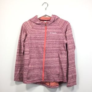 Columbia Large Girls Hoodie Athena Full Zip